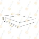 Colchão De Espuma D33 Queen – Castor – Sleep Max 158x198x18cm - Imagem 2