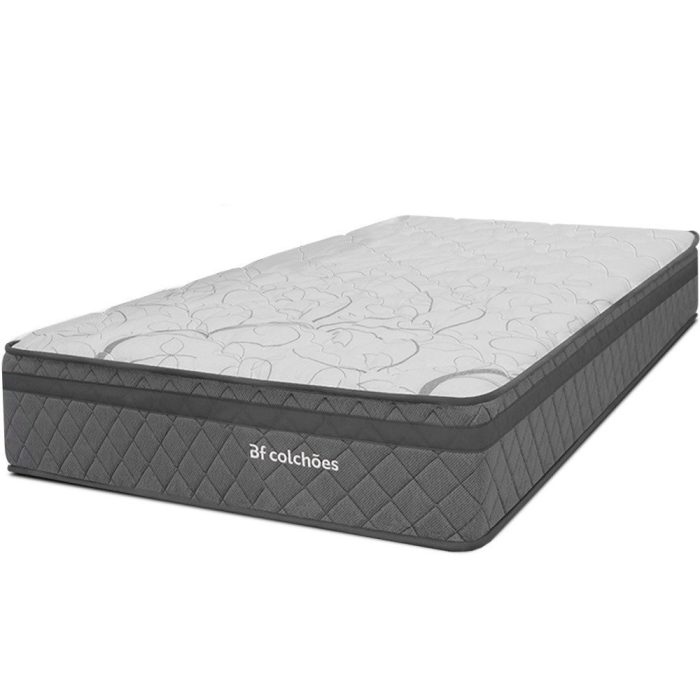 Colchão Solteiro Espuma D45 Extra Firme Ortopédico Antialérgico Certificado 78x188x24cm – bf Colchões - Imagem 1