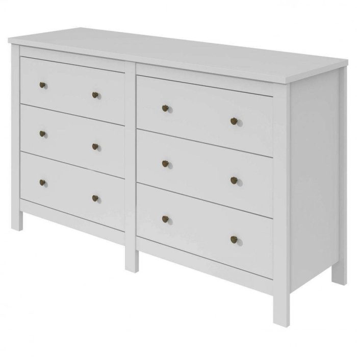 Cômoda Maggiore Lopas 6 Gavetas Horizontal Branco - Imagem 2