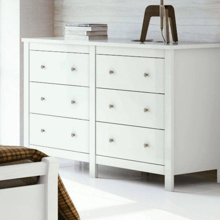 Cômoda Maggiore Lopas 6 Gavetas Horizontal Branco - Imagem 4