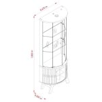 Cristaleira Marina Naturale Off White – Madetec - Imagem 3