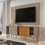Estante Cronos para TV de até 65 polegadas – fendi / naturale – Madetec - Imagem 3