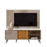 Estante Cronos para TV de até 65 polegadas – fendi / naturale – Madetec - Imagem 4