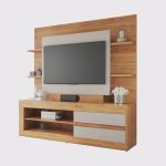 Estante Home para TV até 55 Polegadas 2 Gavetas 4 Prateleiras Sinus Viero - Imagem 2