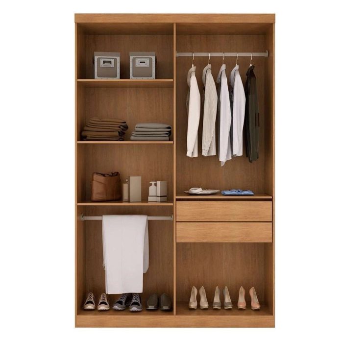 Guarda-Roupa Casal Malibu 4 pt 2 gv Imbuia - Imagem 4