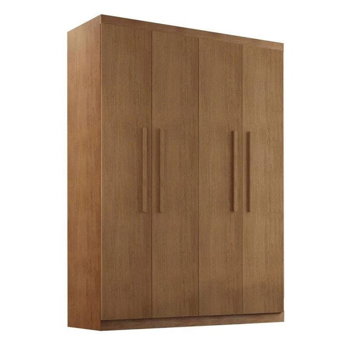 Guarda-Roupa Casal Malibu 4 pt 2 gv Imbuia - Imagem 1