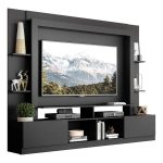 Rack Estante Painel Suporte Tv 65” Preto
