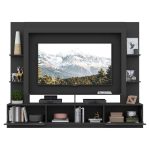 Rack Estante Painel Suporte Tv 65” Preto - Imagem 2