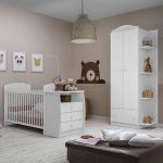 Berço Cômoda Com Guarda-roupa 2 Portas 1 Gaveta Multimóveis Mp4372 - Imagem 2