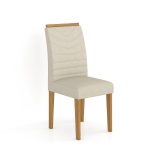Mesa Com 4 Cadeiras Duda 1,36 Cin/off White/bege – Móveis Arapongas - Imagem 5