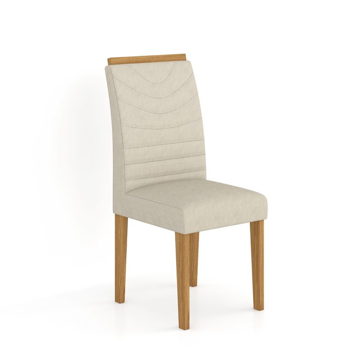 Mesa Com 4 Cadeiras Duda 1,36 Cin/off White/bege – Móveis Arapongas - Imagem 5