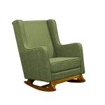Poltrona De Amamentação Balanço Diana Com Puff Boucle Verde - Lg Decor Baby - Imagem 2