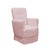 Poltrona De Amamentação Balanço Lis Com Puff - Lg Decor Baby Linho Rose - Imagem 3