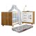 Quarto De Bebê Com Berço Mini Cama 100% Mdf Com Colchão Life E Cômoda 4 Gavetas 1 Porta Fly 100% Mdf - Imagem 3