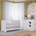 Quarto De Bebê Com Cômoda 4 Gavetas 1 Porta Com Janela E Berço 3 Em 1 Maya Rodial - Imagem 3