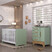 Quarto De Bebê Com Cômoda 4 Gavetas 1 Porta E Berço 3 Em 1 Catavento Maya Rodial - Imagem 3