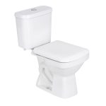 Kit Vaso Sanitário com Caixa Acoplada e Assento Branco Duplo Acionamento 3/6L Saída Vertical Lirio Fiori - Imagem 2