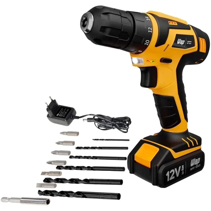 Parafusadeira e Furadeira 12V bpf 12K3 Bivolt Wap - Imagem 1