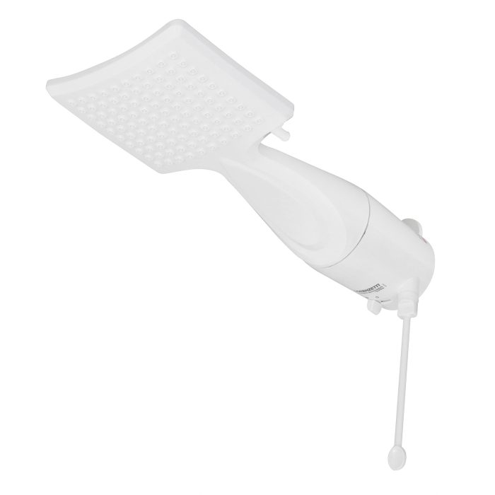 Chuveiro Elétrico Eletrônico 220V 7500w Branco Quadrado Loren Shower Lorenzetti - Imagem 1