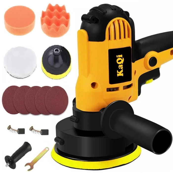 Politriz Lixadeira 5 Pol. 125Mm 700 Watts M14 Kit 5 Lixas - Imagem 1