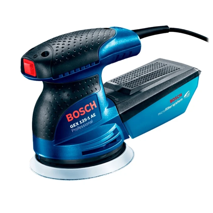 Lixadeira Roto Orbital Bosch gex 125-1 ae 250W com Coletor de Pó - Imagem 2