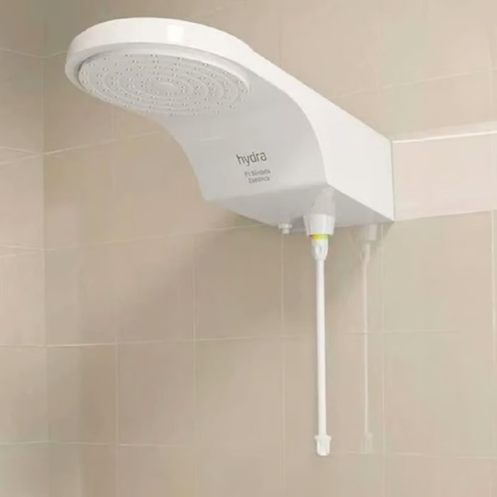 Chuveiro Elétrico 220V 6800W Fit Branco Hydra - Imagem 3