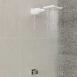 Chuveiro Elétrico Eletrônico 220V 7500w Branco Quadrado Loren Shower Lorenzetti - Imagem 3