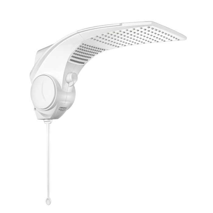 Chuveiro Elétrico 220V 7500W Duo Shower Quadra Eletrônica Branco - Imagem 1