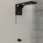 Chuveiro Elétrico Eletrônico 220V 7800w Preto Fosco Quadrado Acqua Duo Ultra Lorenzetti - Imagem 4