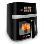 Air Fryer Fritadeira Elétrica Digital Extream 5,5L Preto e Prata, 127v