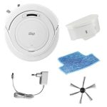 Aspirador de Pó Robô Automático 3 em 1 Varre Aspira e Passa Pano mop wap robot W90 pérola – Bivolt - Imagem 2
