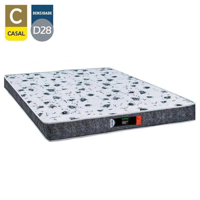 Cama Box Baú Casal + Colchão Ortopédico Resistente Pró D28 Prime Colchões 138x188x60 Preto - Imagem 4