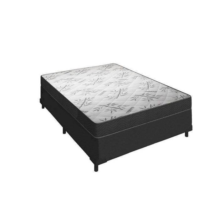 Cama Box Casal + Colchão Portobel Egito Ortopédico D28 59x138x188 - Imagem 2