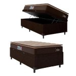 Cama Box Casal conjugada com Espuma Ortopédica – Nova e Embalada do Fabricante