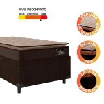 Cama Box Casal conjugada com Espuma Ortopédica – Nova e Embalada do Fabricante - Imagem 5
