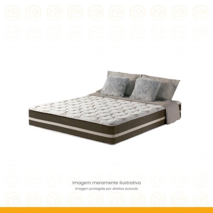 Cama Box + Colchão Super King Classic Molas Ensacadas 193x203x61cm - Imagem 3