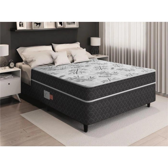 Cama Box Conjugada Casal Ortopedica D28 – Lucas Home – Unique 138x188x52cm - Imagem 1