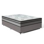 Cama Box com Colchão Espuma D33 Pillow In Anjos Ortosleep Viúva 128x188x57cm