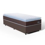 Cama Box com Colchão de Espuma D33 Pillow Top Comfort Luxo Solteiro 88cm