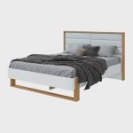 Cama Queen 160cm com LED Freetown Móveis Lopas - Imagem 3