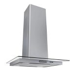 Coifa Ilha 60cm Vidro Reto Fogatti Inox