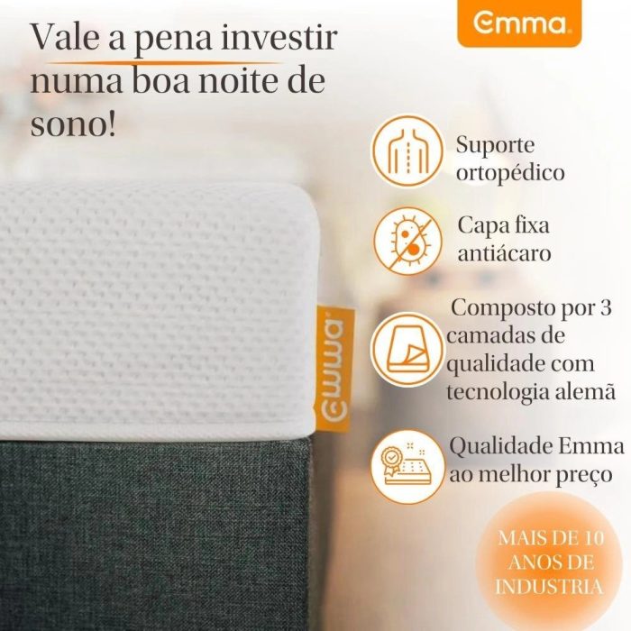 Colchão Casal Emma One Light – Firme e Ortopédico com máxima durabilidade - Imagem 5