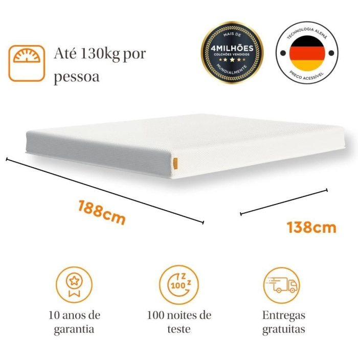 Colchão Casal Emma One Light – Firme e Ortopédico com máxima durabilidade - Imagem 2