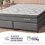 Colchão Casal Espuma D45 Extra Firme Ortopédico Antialérgico Certificado 138x188x24cm – bf Colchões - Imagem 2