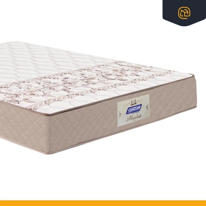 Colchão Casal Molas Bonnel Absolut 138x188x20cm Bege Gazin – Suporta até 110kg por pessoa - Imagem 2
