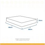 Colchão Queen Molas Ensacadas Ortobom Airtech 158x198x25cm – Suporta até 120Kg Por Pessoa - Imagem 2