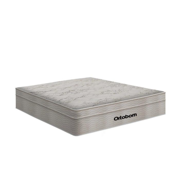 Colchão Queen Molas Ensacadas Ortobom Airtech 158x198x25cm – Suporta até 120Kg Por Pessoa - Imagem 1