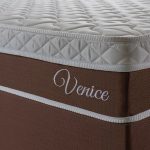 Conjunto Cama Box King Size Venice 193x203x60 MarromBranco cMolas Ensacadas - Imagem 6