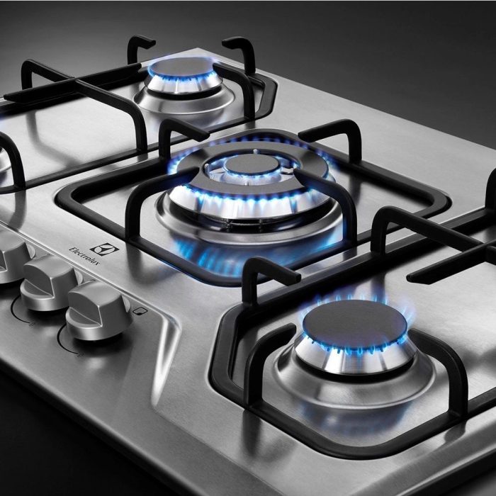 Cooktop 5 Bocas à Gás Electrolux GT75X com Acendimento Automático e Mesa de Inox - Imagem 2