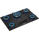 Cooktop Mueller 5 Bocas com Queimador Tripla Chama MCG135BG1 Bivolt - Imagem 3